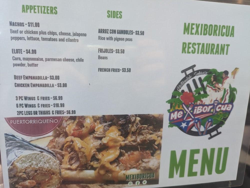Mexiboricua Restaurant Menu image 3